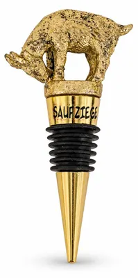Produktbild von Weinflaschenverschluss Ziege - Gold