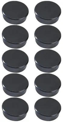 Produktbild von Dahle 95538, Tafelmagnet, Schwarz, 38 mm, 38 mm, 13,5 mm, 10 Stück(e)
