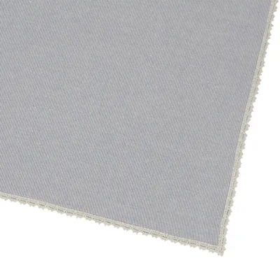 Immagine prodotto di Tovaglia ULRIKE a righe con pizzo, 100 % cotone, in 100x100