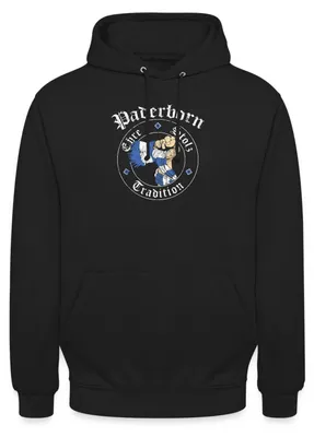 Produktbild von Spreadshirt Fußball Paderborn Ehre Stolz Tradition Uni Hoodie, XXL, Schwarz