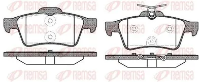Produktbild von REMSA Bremsbeläge Satz Hinten Bremsklötze passend für PEUGEOT 508 SW I (8E) 0842.40