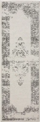 Productafbeelding van benuta Vintage tapijt woonkamer Sia Crème/Gris 80x240 cm Woonkamer-tapijt voor de slaapkamer, zacht, oosters