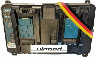 Produktbild von Halter passend für Makita Akku Ladegerät DC18RD DC18 RD Wandhalterung Wandhalter Zubehör