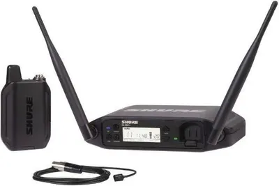 Image de Shure GLXD14+E/93-Z4, Microphone de Lavalier, Microphone à condensateur, 50 - 20000 Hz, Récepteur fixe, Métal, Amovible