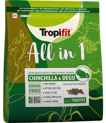 Productafbeelding van Tropifit All in 1 Chinchilla & Degu 1,75 kg - Voeding voor chinchilla's en degus