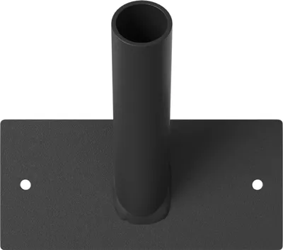 Produktbild von Möbel Flaggenhalter für 1 Flagge zur Wandmontage aus schwarzem Stahl - TV Halterungen 4106548