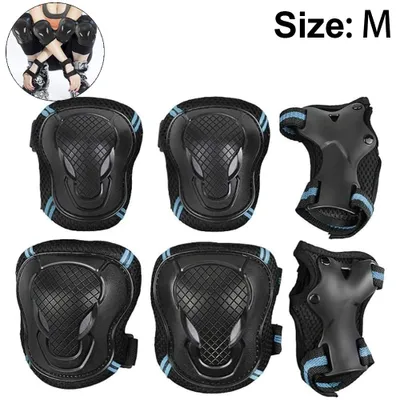 Produktbild von Kinder Schützer inliner Schonerset Schutzausrüstung Kinder Knieschoner Ellenbogenschoner Rollschuhe Schützer Protektorenset für Skateboard Roller Skaten Fahren Outdoor Sport