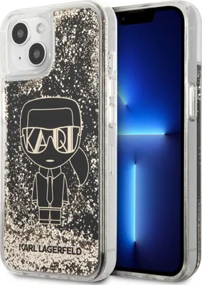 Image de Karl Lagerfeld iPhone 14 Plus Coque arrière - - Noir