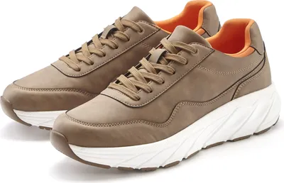 Produktbild von JOHN DEVIN Sneaker Schnürschuh, Freizeitschuh, Schnürhalbschuh, Halbschuh, Turnschuh braun Größe 40