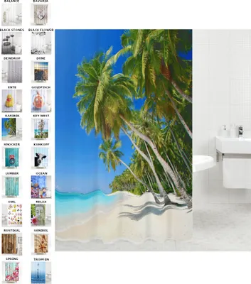 Obrázok produktu pre SANILO® Karibik sprchový záves 180 x 200 cm