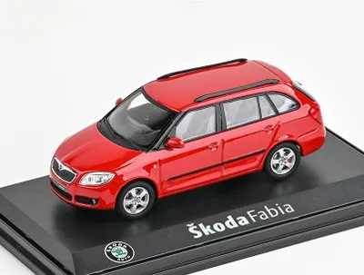 Obrázok produktu pre Škoda Fabia II Combi (2007) Rot Corrida ABREX 1:43