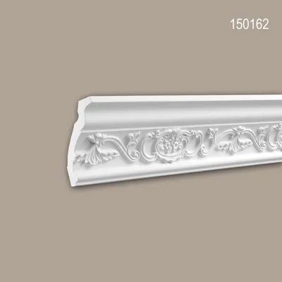 Produktbild von PROFHOME 150162 Eckleiste aus Polyurethan Deckenleiste Stuckleiste 2 m