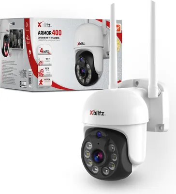 Obrázok produktu pre Xblitz ARMOR 400 Vonkajšia IP kamera s Wi-Fi - 2,5k UHD - 6x ZOOM - 25FPS