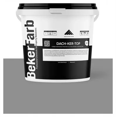Obrázek produktu pro Vrchní nátěr pro pálenou střešní tašku Bekerfarb, šedá barva, 5 litrů