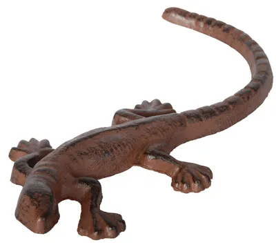 Salamander-Gusseisen-Eidechse-Deko