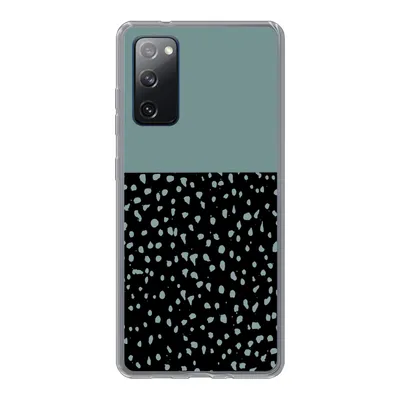 Produktbild von MuchoWow® Handyhülle Schutzhülle Hülle für Samsung Galaxy S20 FE Polka dots - Grün - Schwarz Silikon Softcase Handy Hülle - Abdeckung