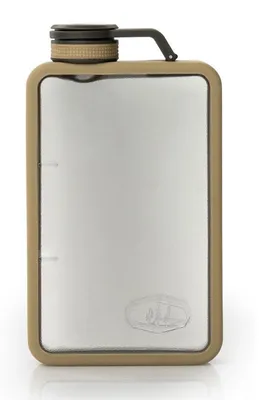 Zdjęcie produktu dla Butelka turystyczna GSI Boulder 6 Oz Flask 180ml beżowa