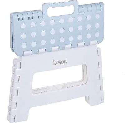 Produktbild von Klappbarer Hocker 120kg blau für Bad und Küche