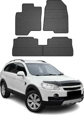 Obrázok produktu pre 2006-2018 Chevrolet Captiva podlahové rohože gumové čierne 4 ks