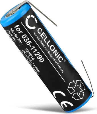 Image de CELLONIC 1x Batterie pour Rasoirs & Tondeuses Compatible avec Philips HQ8250, HX6730, HQ7360, 036-11290 - (750mAh, 3.7V)
