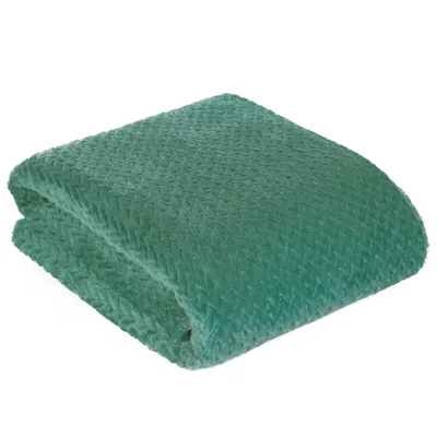 Immagine prodotto di Design 91 Copriletto in microfibra 170x210 Cindy 3 verde scuro