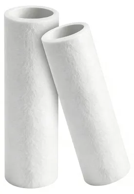 Zdjęcie produktu dla Filtr do wody w domu, wkłady filtrujące, 2 sztuki, bawełna polipropylenowa, 50 µm, wymiary: 19 cm x 6 cm