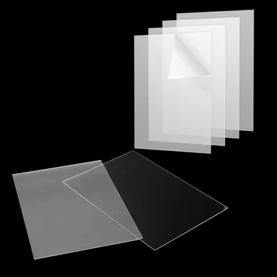 Obrázok produktu pre TRANKIELO® - 6 kusov akrylových dosiek, rozmer 29,7 x 21 cm - priehľadné, odolné, ideálne na kreatívne projekty
