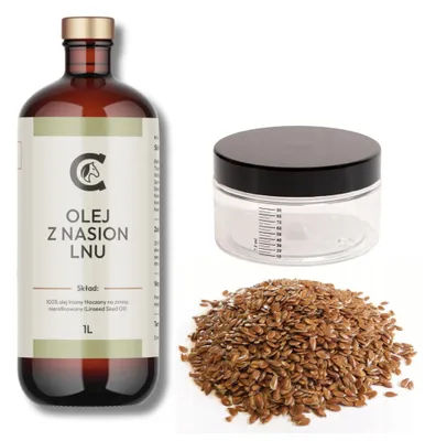 Produktbild von Cavella Leinöl für Pferde 1 l, kaltgepresst, naturbelassen, reich an Omega-3 – unterstützt Verdauung, Fell und Hufe