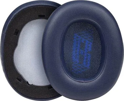 Immagine prodotto di 2 cuscinetti auricolari per cuffie - Schiuma - Pelle finta - Blu scuro