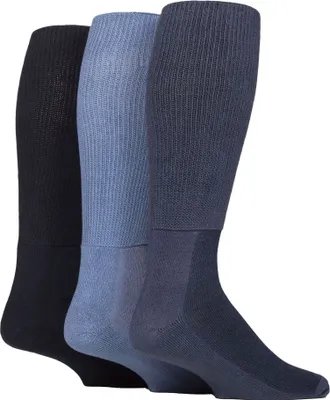 Produktbild von 3er Pack Kniestrümpfe Diabetiker Socken Ohne Gummi für Geschwollene Füße | IOMI