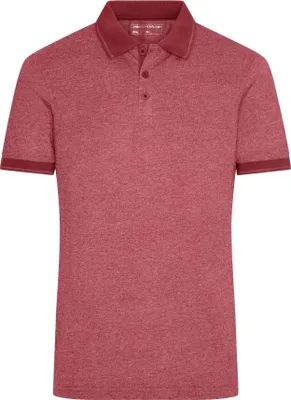 Produktbild von Melange Polo mit modischen Details wine-melange/wine, Gr. XL