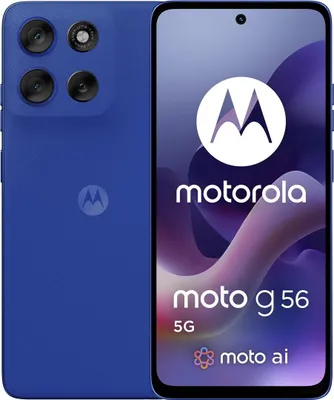 Produktbild von Motorola moto g56 5G , 17,1 cm (6.72"), 8 GB, 256 GB, 50 MP, Android 15, Blau