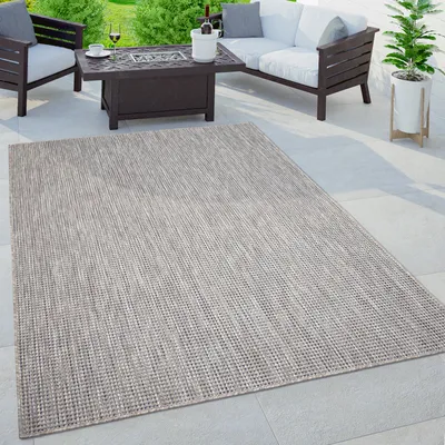 Image de Tapis d'extérieur Moderne unicolore résistant aux intempéries Entretien facile pour jardin & balcon Dimension 80x250 cm