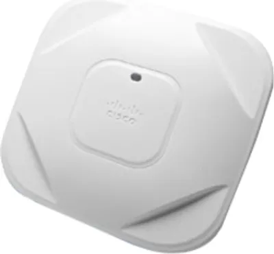 Produktbild von Cisco Aironet 1602I, 300 Mbit/s, IEEE 802.11a,IEEE 802.11b,IEEE 802.11g,IEEE 802.11h,IEEE 802.11n,IEEE 802.3af, 10,100,1000 Mbit/s, 2.4/5, 32 MB, 256 MB