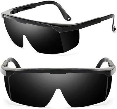 Produktbild von 2 Stück Schutzbrille - Sonnenfinsternisbrille - Laserschutzbrille - Augenschutz - Sicherer UV- und IR-Filter für Sonnenschutzbrillen - Damen – Herren