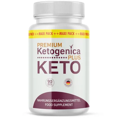 Produktbild von Premium Ketogenica Plus Kapseln | Dein zuverlässiger Partner | mit wertvollen Inhaltsstoffen | 90 Kapseln Inhalt