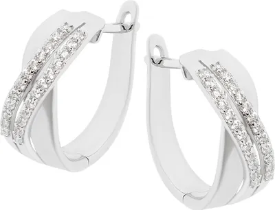 Produktbild von Sokolov Ohrringe aus 925 Silber mit Zirkonia, Silberschmuck für Damen