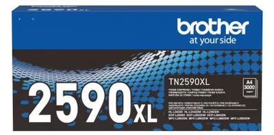 The image shows the packaging of a Brother toner cartridge.