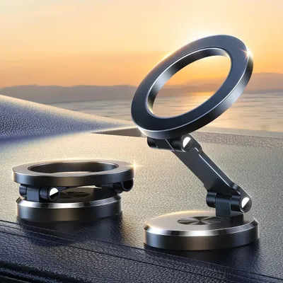 Produktbild von Magnetischer Telefonhalter für Auto mit starken Magneten, 360° verstellbaren iPhone Autohalterungen, Autozubehör, für iPhone 16 15 14 13 12 ProMaxPlus