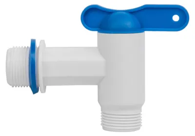 Produktbild von Wasserhahn mit Ventil 3/4 Zoll Außengewinde am Ein- und Auslass