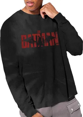 Immagine prodotto di Batman - Maglietta Logo Uomo/Donna Unisex Manica Lunga RO3928 (S) (Nero)