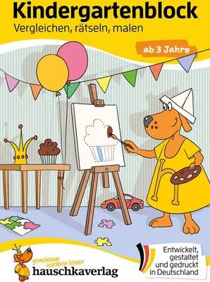 Produktbild von Kindergartenblock ab 3 Jahre - Vergleichen, rätseln und malen