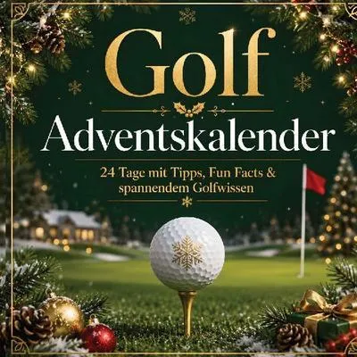 Produktbild von Adventskalender im Buchformat für Golfer: Tägliche Inspiration & Wissen zum Golfsport