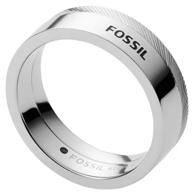Immagine prodotto di Fossil JF03997040515 Anello da uomo in acciaio inossidabile argento 66 (21,0)