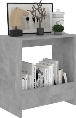 Produktbild von "2026 Aktion"Beistelltisch/Flurtisch Moderner design - Sofatisch für Wohnzimmer - Betongrau 50x26x50 cm Holzwerkstoff DEMöbel 6832230