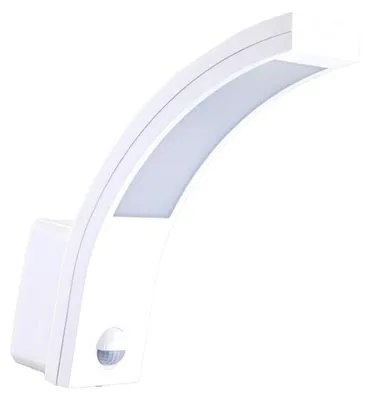 LED-Außenleuchte 10 W 6400 K IP54 mit Bewegungsmelder 6,6x18,8x25 cm
