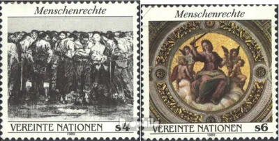 Produktbild von Briefmarken UNO - Wien 1989 Mi 96-97 (kompl.Ausg.) postfrisch Menschenrechte