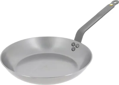Produktbild von Runde Edelstahl-Pfanne 26cm Silber