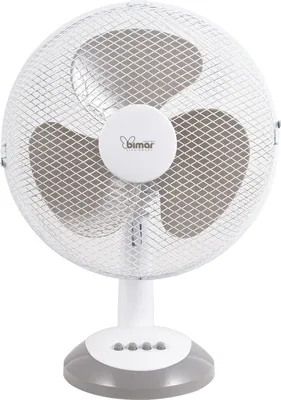 Produktbild von Bimar VT315 Tischventilator 30cm 3 Geschwindigkeiten Oszillierend Grau Weiß