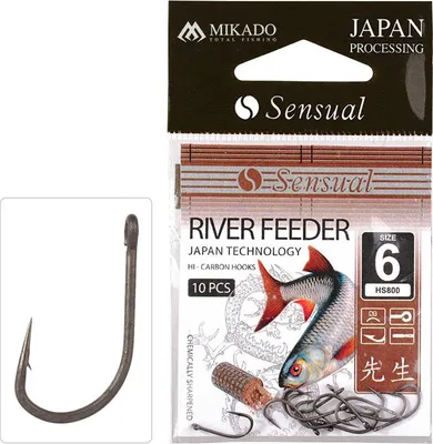 Obrázok produktu pre Mikado Háček Sensual River Feeder Vel. 10 Db 10 Ks